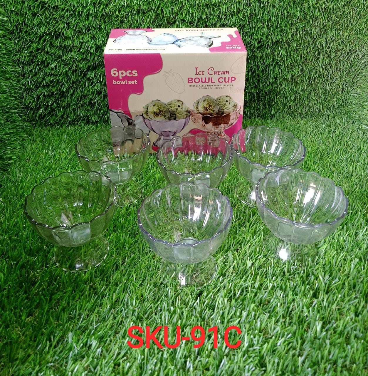 Serving Dessert Bowl Ice Cream Salad Fruit Bowl - 6pcs Serving Dessert Bowl Ice Cream Salad Fruit Bowl - 6pcs - Discount Karo