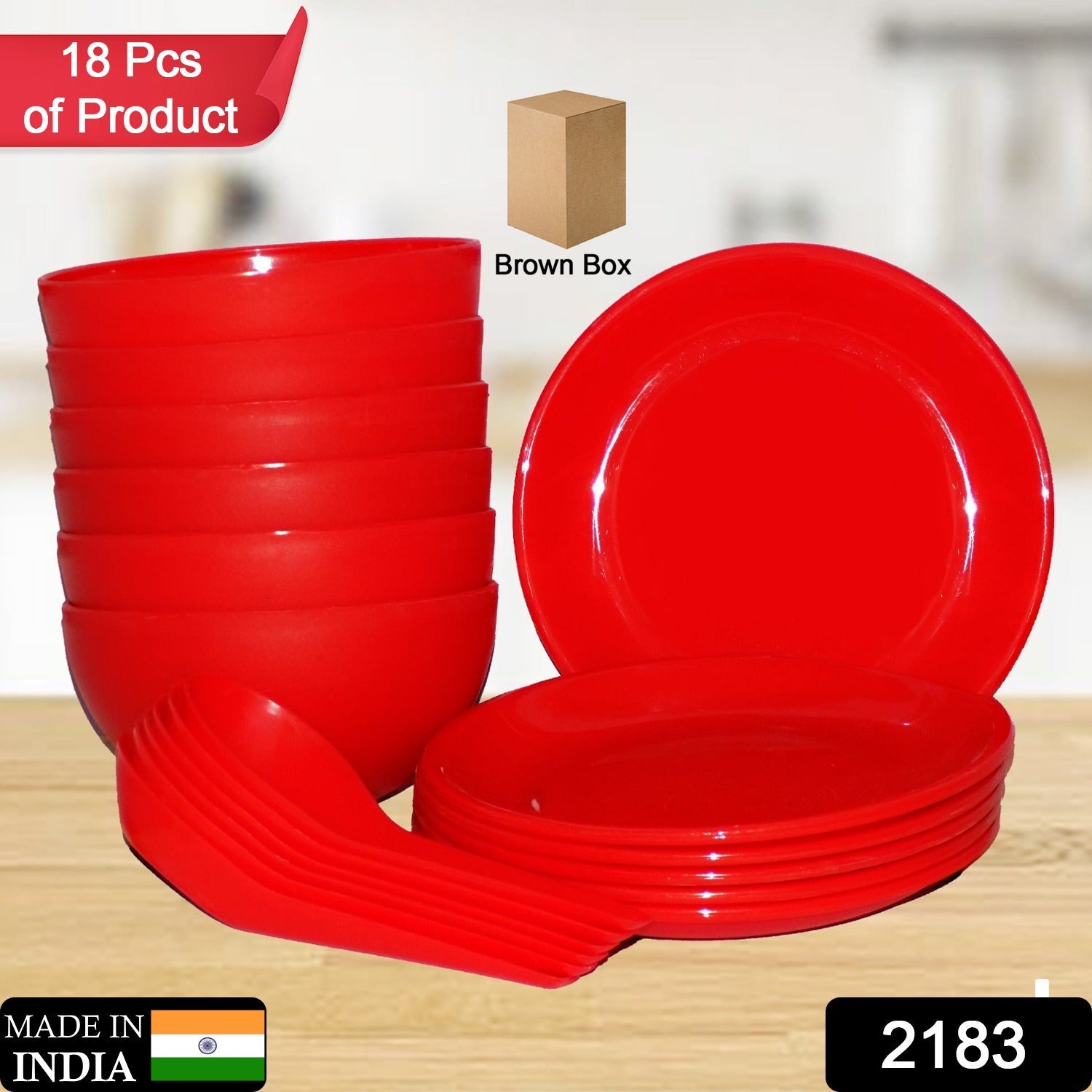 Soup Bowl Set with Spoon and Saucer - 18 pcs - Discount Karo