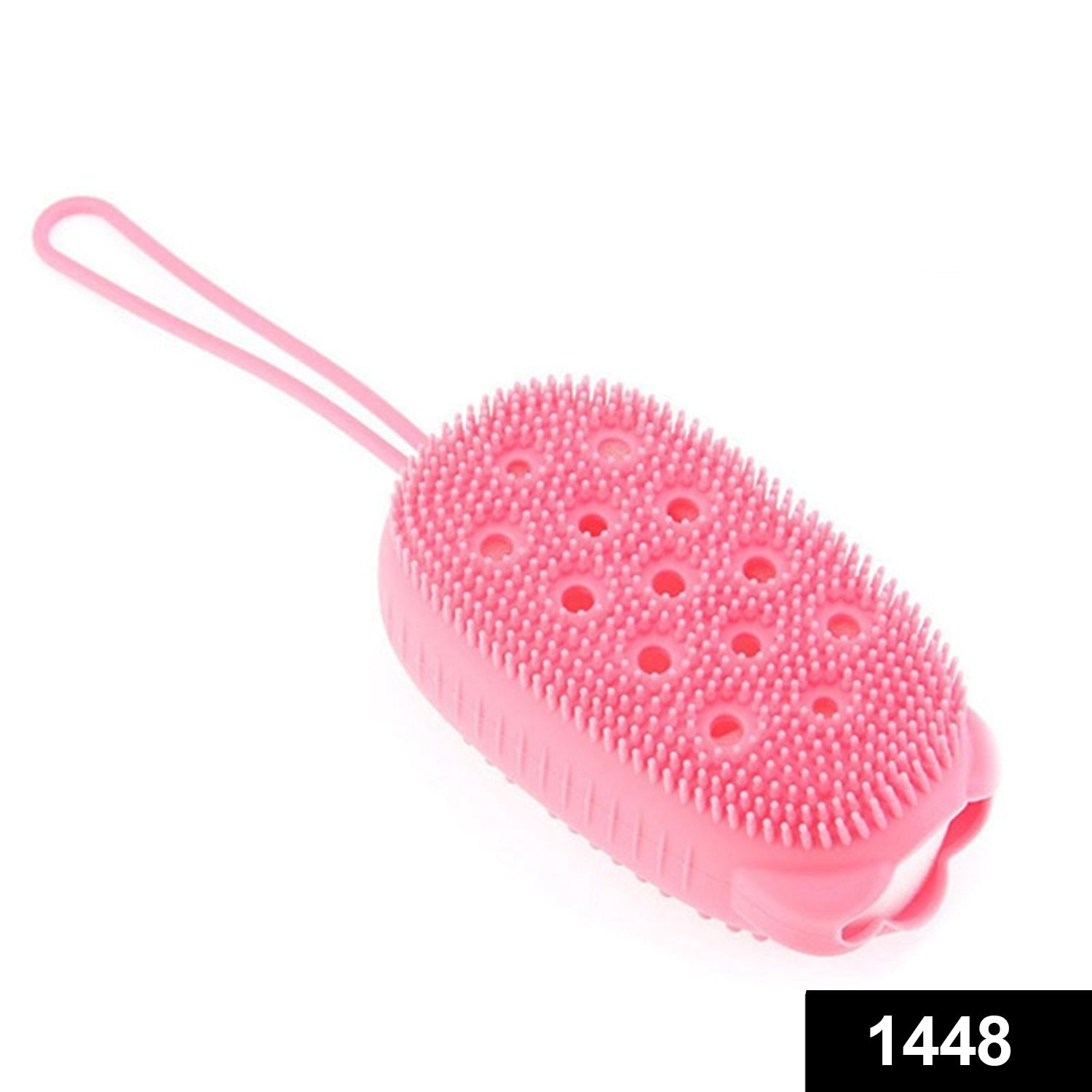 1448 Silicone Bubble Bath SPA Super Soft Body Scrubbing Brush 