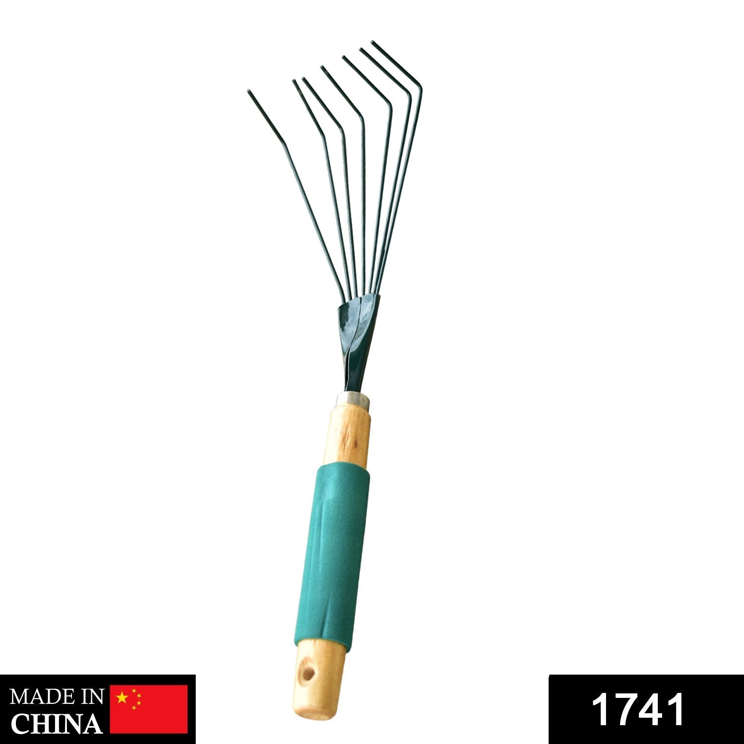 1741 Stainless Steel Tooth Garden Leaf Rake 