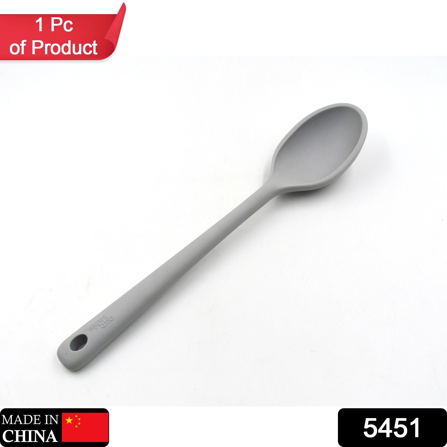 Silicone Spoons for Cooking - Large Heat Resistant Kitchen Spoons (32 cm) - Discount Karo