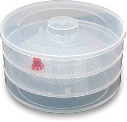 093 Plastic 3 Compartment Sprout Maker, White Discount Karo