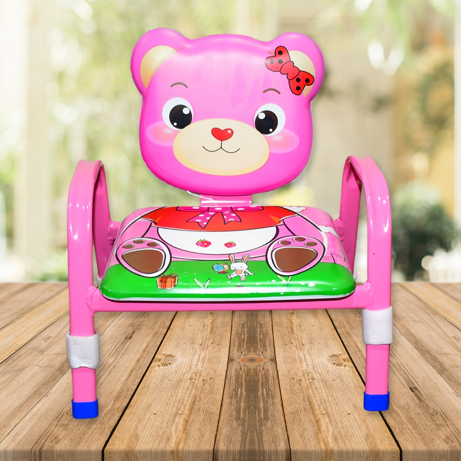 Cartoon Baby Chair Strong Steel Cushion & Comfortable Baby Chair High Quality Chair (1 Pc) - Discount Karo