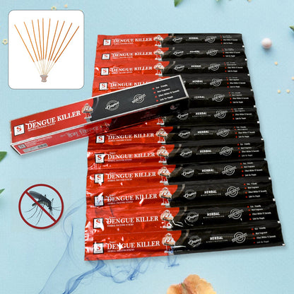 Mosquito Agarbatti Stick Herbal Mosquito Agarbatti 1 Box ( 12 Packet / 120 Sticks ) ( Incense Stick ) - Discount Karo