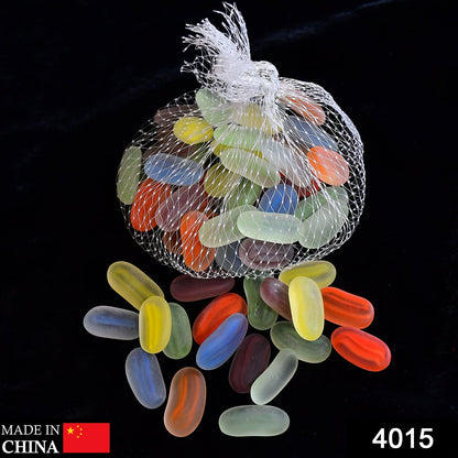 4015 Glass Gem Stone, Flat Round Marbles Pebbles for Vase Fillers, AttrDraft pebbles for Aquarium Fish Tank. 