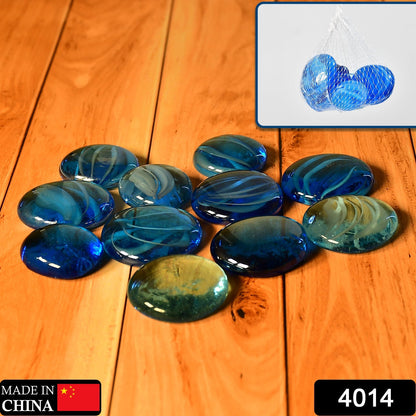 4014 Glass Gem Stone, Flat Round Marbles Pebbles for Vase Fillers, AttrDraft pebbles for Aquarium Fish Tank. 