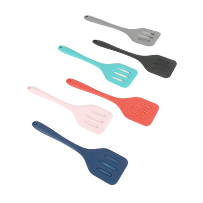 Multipurpose Silicone Spoon, Silicone Basting Spoon Non-Stick Kitchen Utensils Household Gadgets Heat-Resistant Non Stick Spoons Kitchen Cookware Items For Cooking and Baking (6 Pcs Set) - Discount Karo