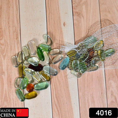 4016 Glass Gem Stone, Flat Round Marbles Pebbles for Vase Fillers, AttrDraft pebbles for Aquarium Fish Tank. 