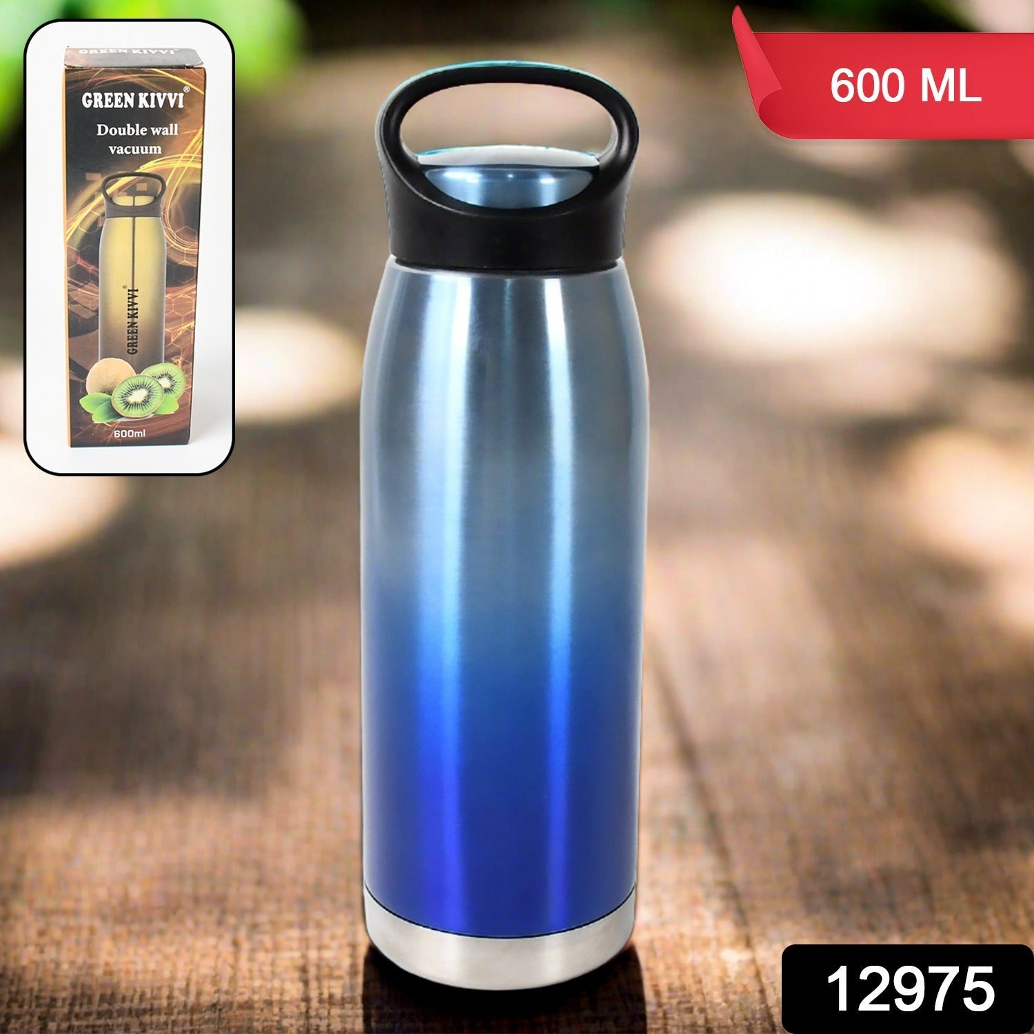 Vacuum Stainless Steel Double Wall Water Bottle, Fridge Water Bottle, Stainless Steel Water Bottle Leak Proof, Rust Proof, Cold & Hot Thermos steel Bottle| Leak Proof | Office Bottle | Gym | Home | Kitchen | Hiking | Trekking | Travel Bottle - Discount Karo