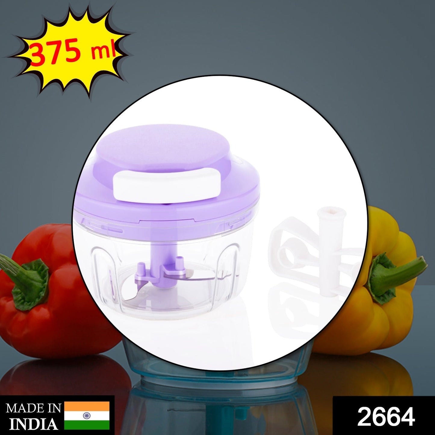 Quick 2in1 Chopper and Slicer Used Widely for chopping and Slicing of Fruits, Vegetables, Cheese Etc. Including All Kitchen Purposes. - Discount Karo