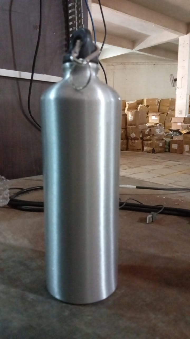 Aluminium Sports Water Bottle, 1 Pc (Capacity 750 ML Approx) - Discount Karo