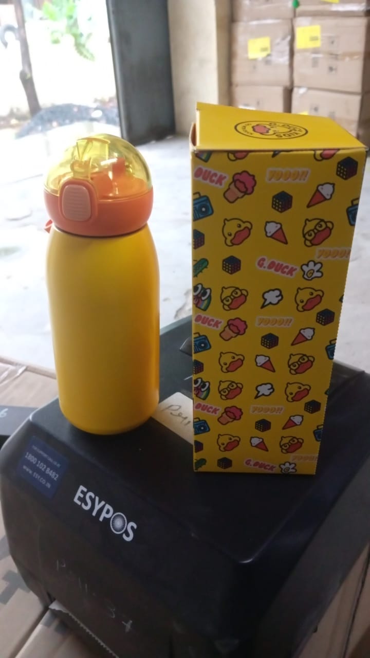 Duck Stainless Steel Water Bottle (400 ML) - Discount Karo