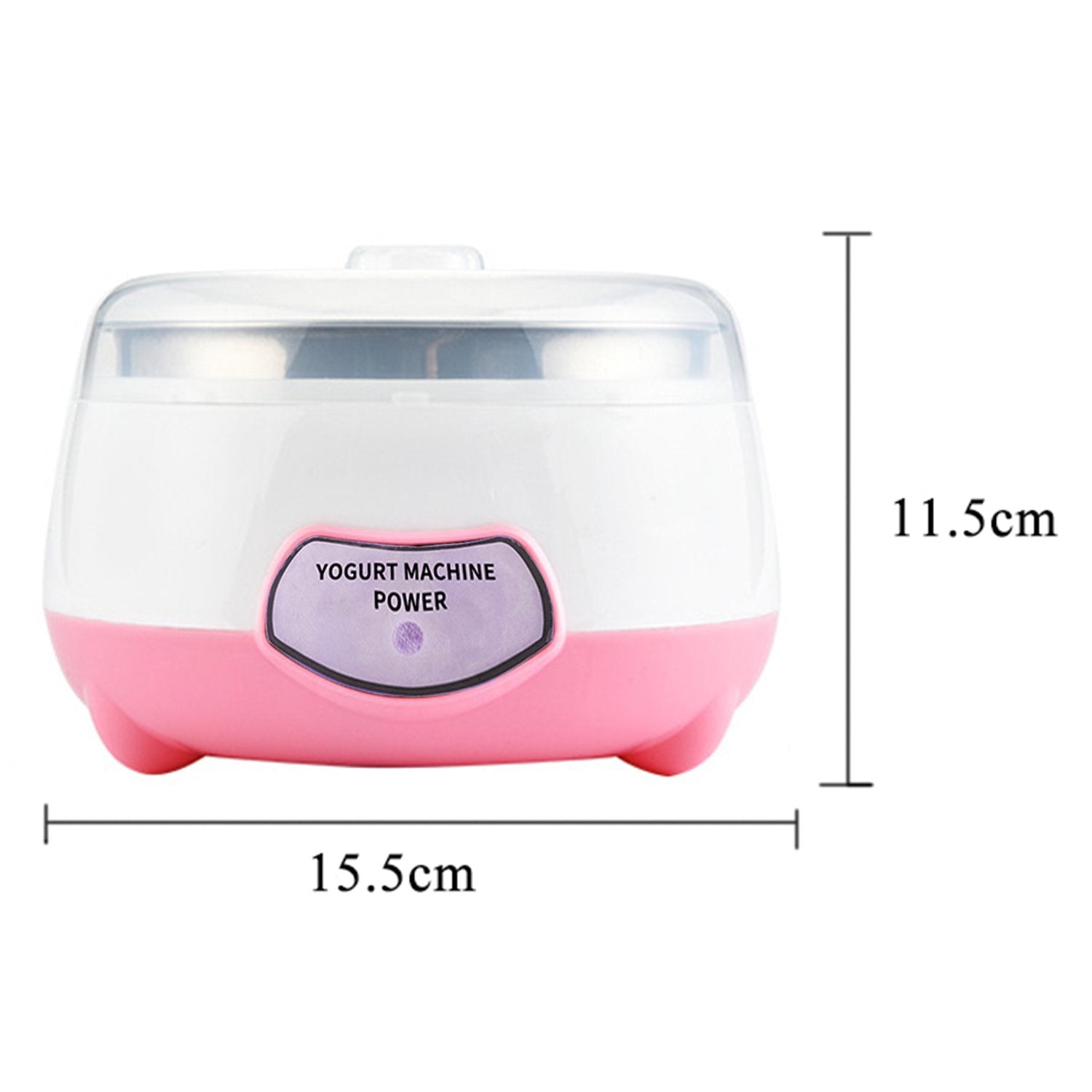 2533 Yogurt Maker Machine, Stainless Steel Inner Container Electric Yogurt Maker 