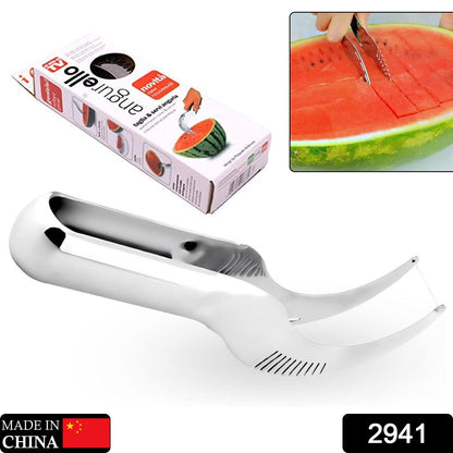 Watermelon Slicer Steel Corer Watermelon Cutter Smart Kitchen Gadget Fruit Slicer Multi-Purpose Stainless Steel Kitchen Tool - Discount Karo