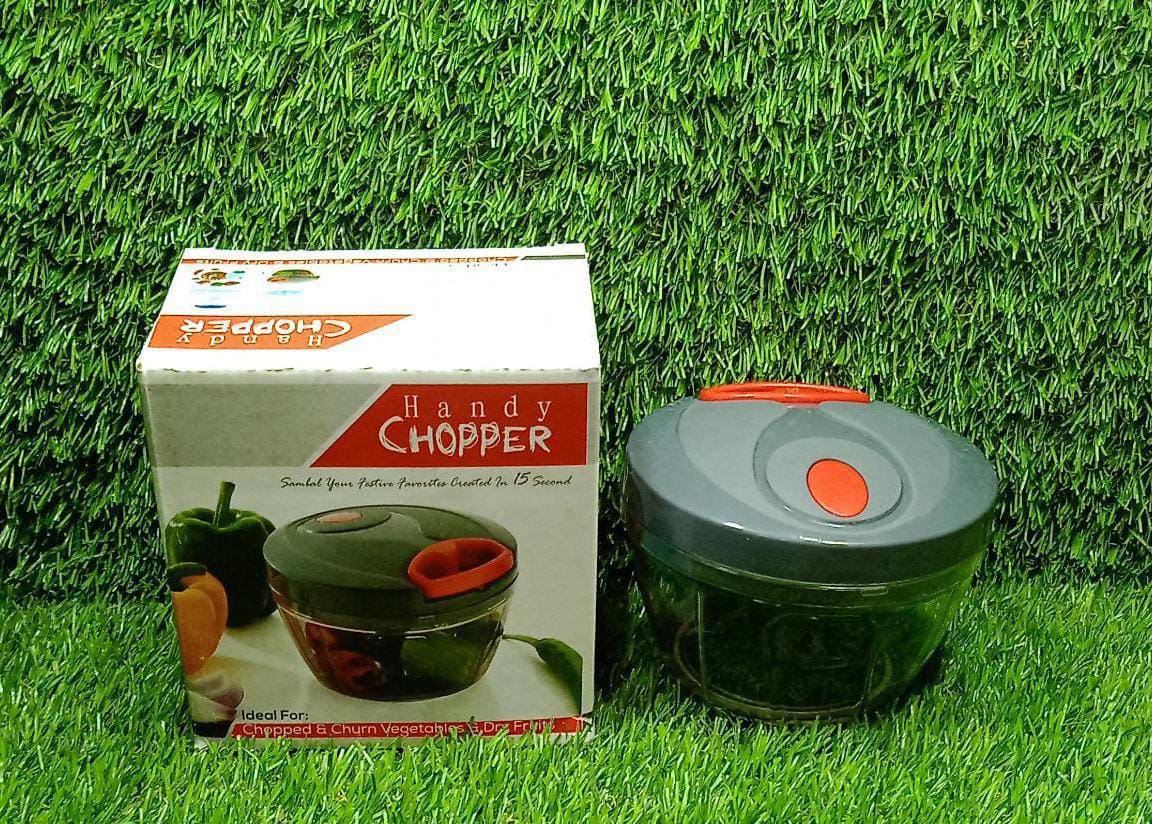 Manual Food Chopper, Compact & Powerful Hand Held Vegetable Chopper / Blender - Discount Karo