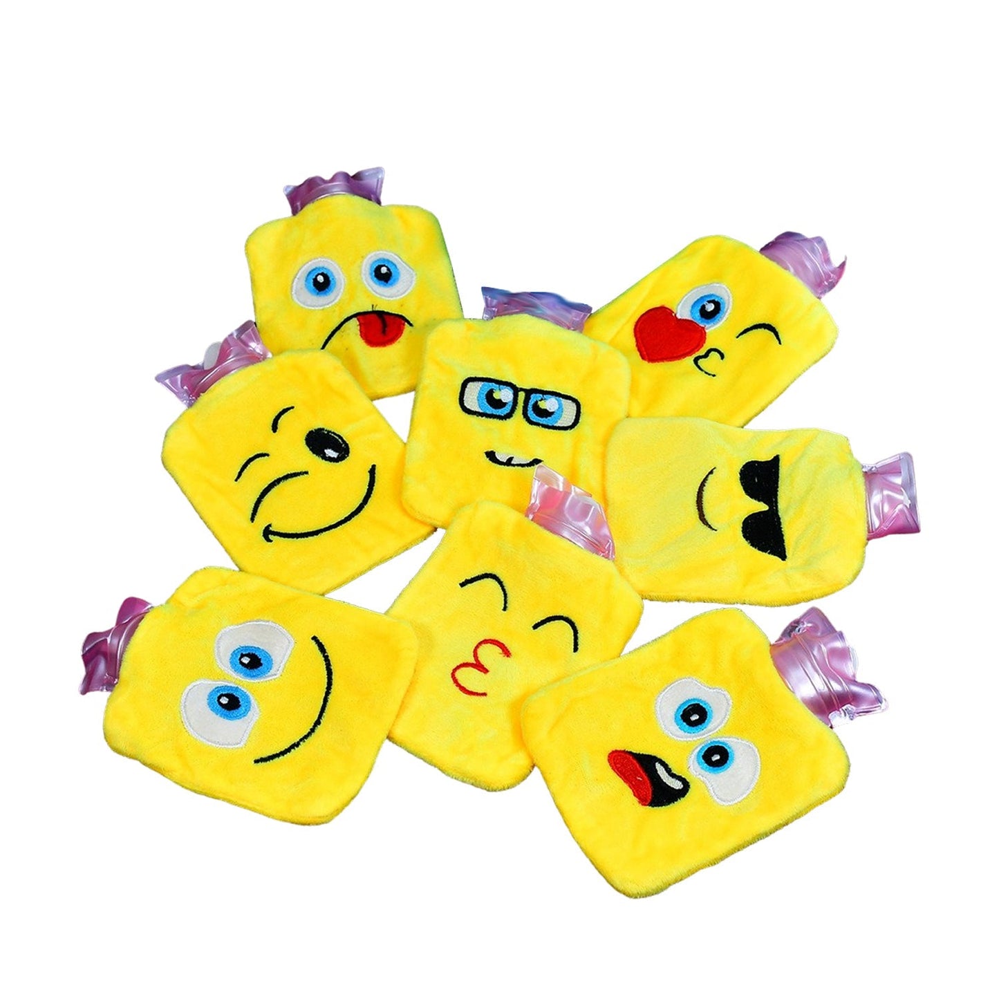 Fun Emoji Relief (1 Pc): Mini Hot Water Bag for Aches & Pains - Discount Karo