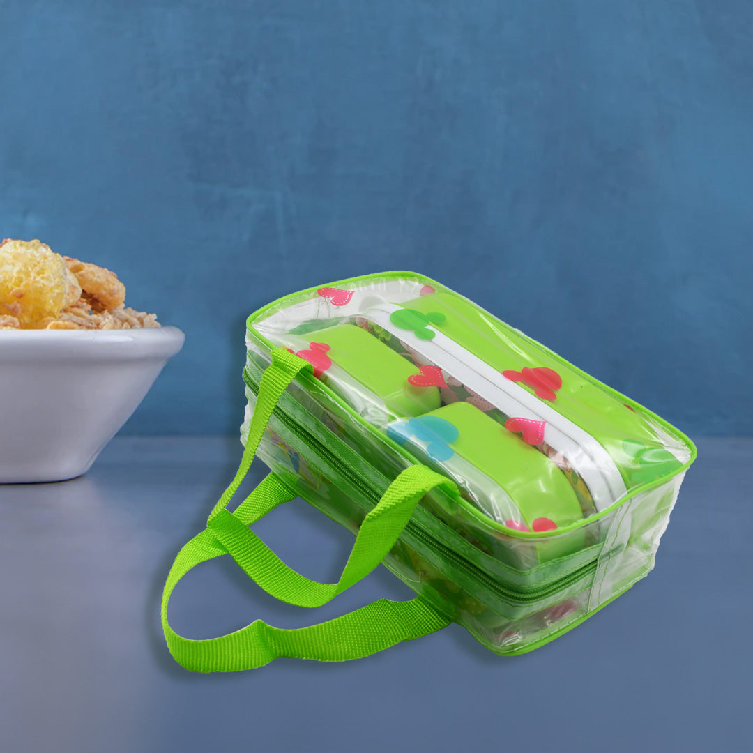 Tiffin Box Smart Lunch Box High Quality 3 box Lunch Box Leak Proof Lunch Box For Home & School, Office Use - Discount Karo