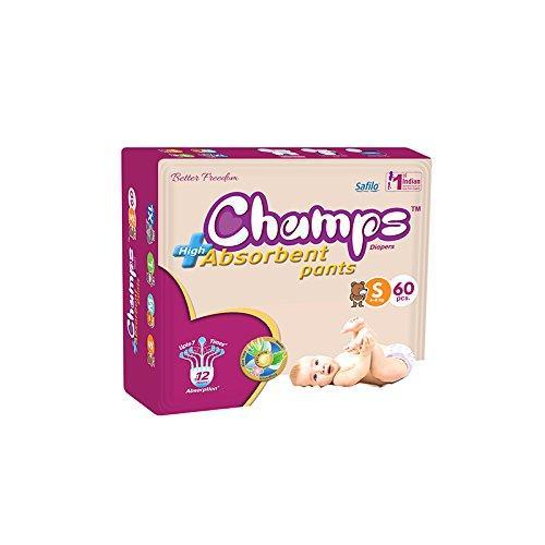 Premium Champs High Absorbent Pant Style Diaper (Small Size / 42 Pcs) - Discount Karo