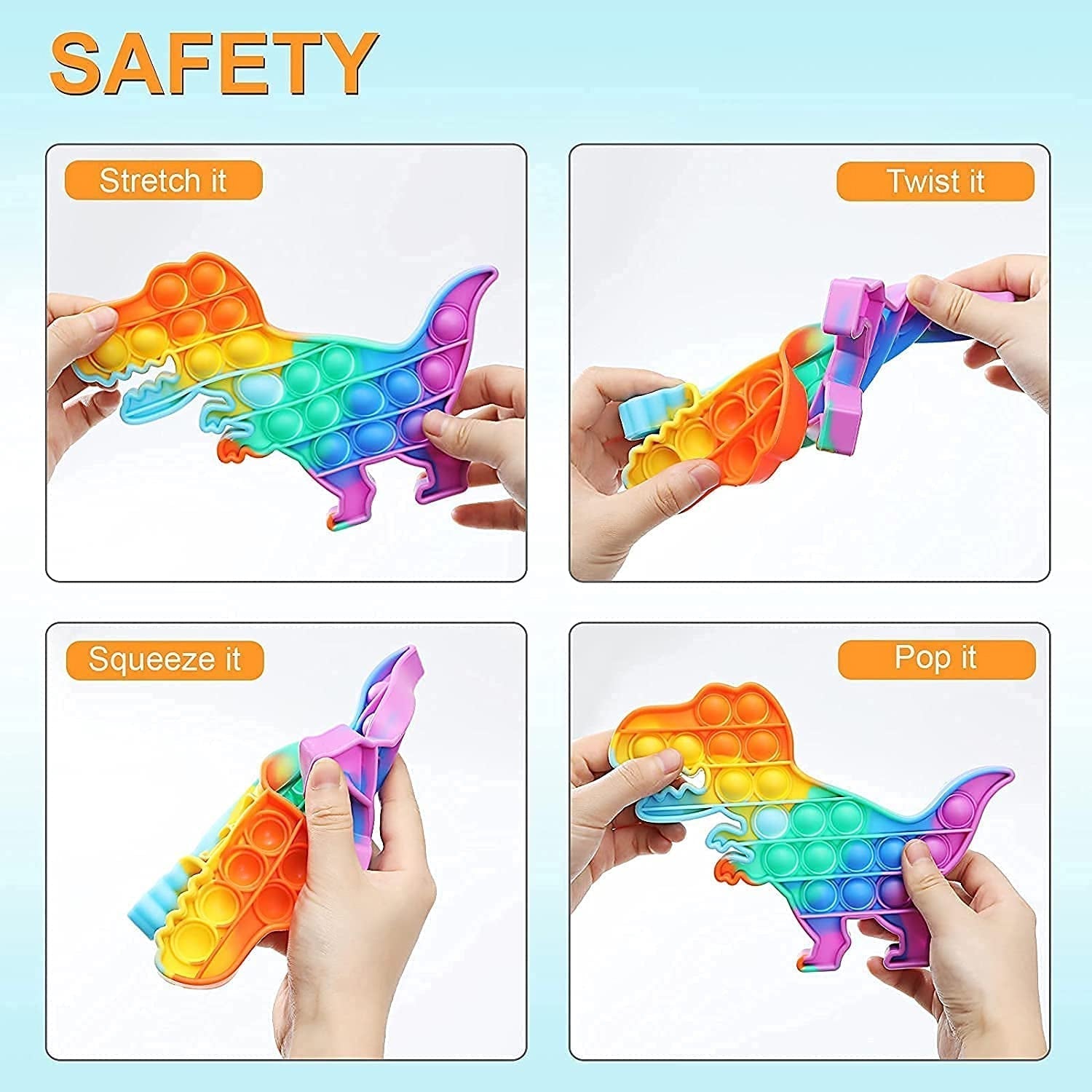 4680 Dinosaur Fidget Toy Stress Relief Toys 