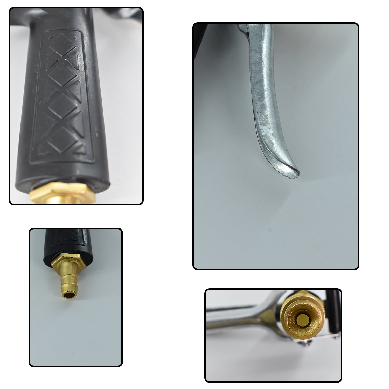 Durable Gold Color Trigger Hose Nozzle Water Lever Spray - Discount Karo