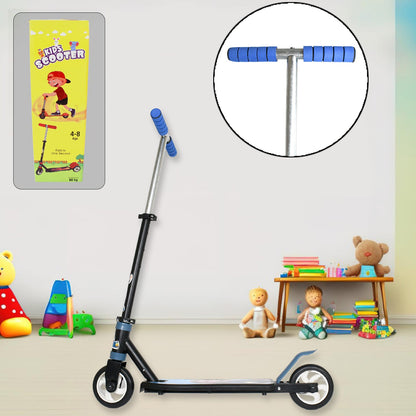 Basic Kids Ride On Leg Push Scooter for Boys and Girls (4 - 8 Years Old Kids) Foldable Scooter Cycle with Height Adjustment for Boys and Girls Multicolor (1 Pc / 2 Wheel)  - Discount Karo