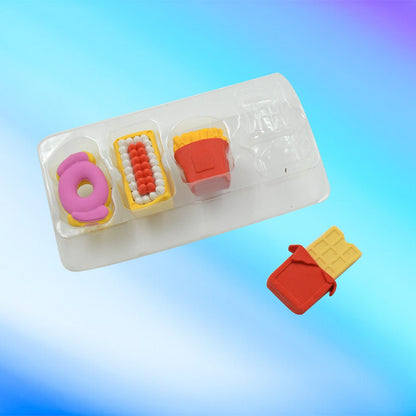 Fun Erasers for Kids! Mix & Match: Food & Drink Erasers (Set of 1) - Discount Karo