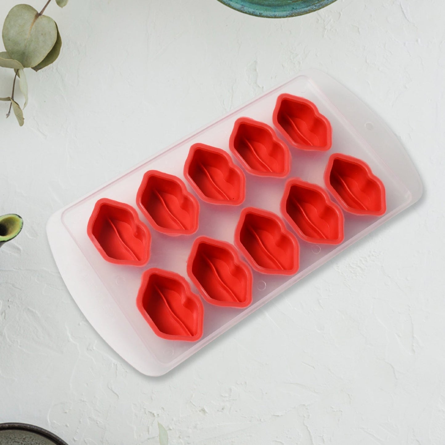 Silicone Mold Ice Cube Tray Creative Sweet Multi Type Ice Tray Buckets, Ice Cube Trays Multi Fruit Shape Ice Tray (1 Pc) - Discount Karo