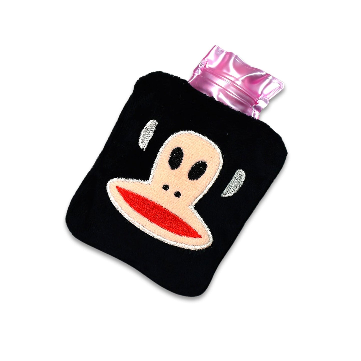 Black Monkey Small Hot Water Bag with Cover for Pain Relief - Discount Karo