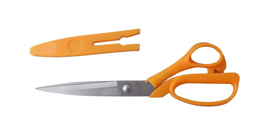 555 stainless Steel Scissors with Cover 8inch 