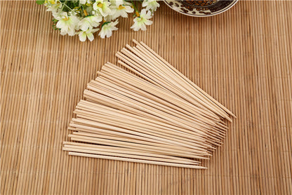 Natural Bamboo Wooden Skewers / BBQ Sticks for Barbeque and Grilling - Discount Karo