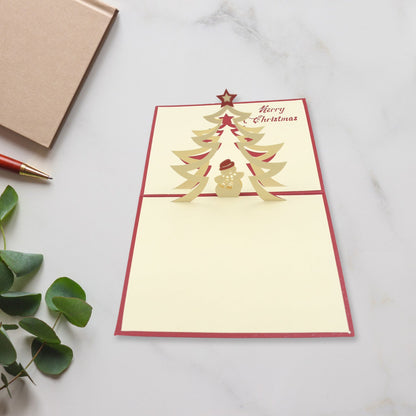 Unique 3D Pop-Up Wishing Card (Christmas): 1 Pc - Discount Karo