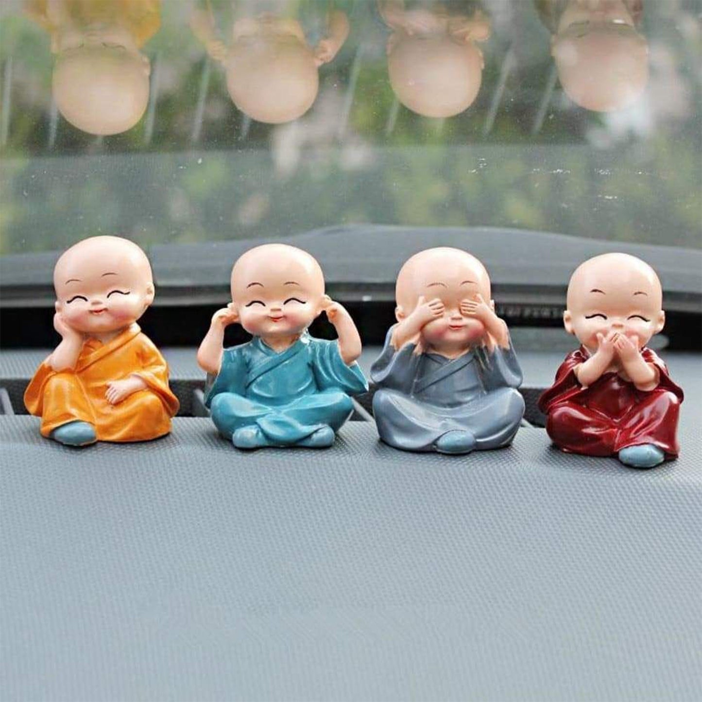 baby buddha 4Pc and show piece used for house, office and official decorations etc. - Discount Karo