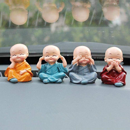 baby buddha 4Pc and show piece used for house, office and official decorations etc. - Discount Karo