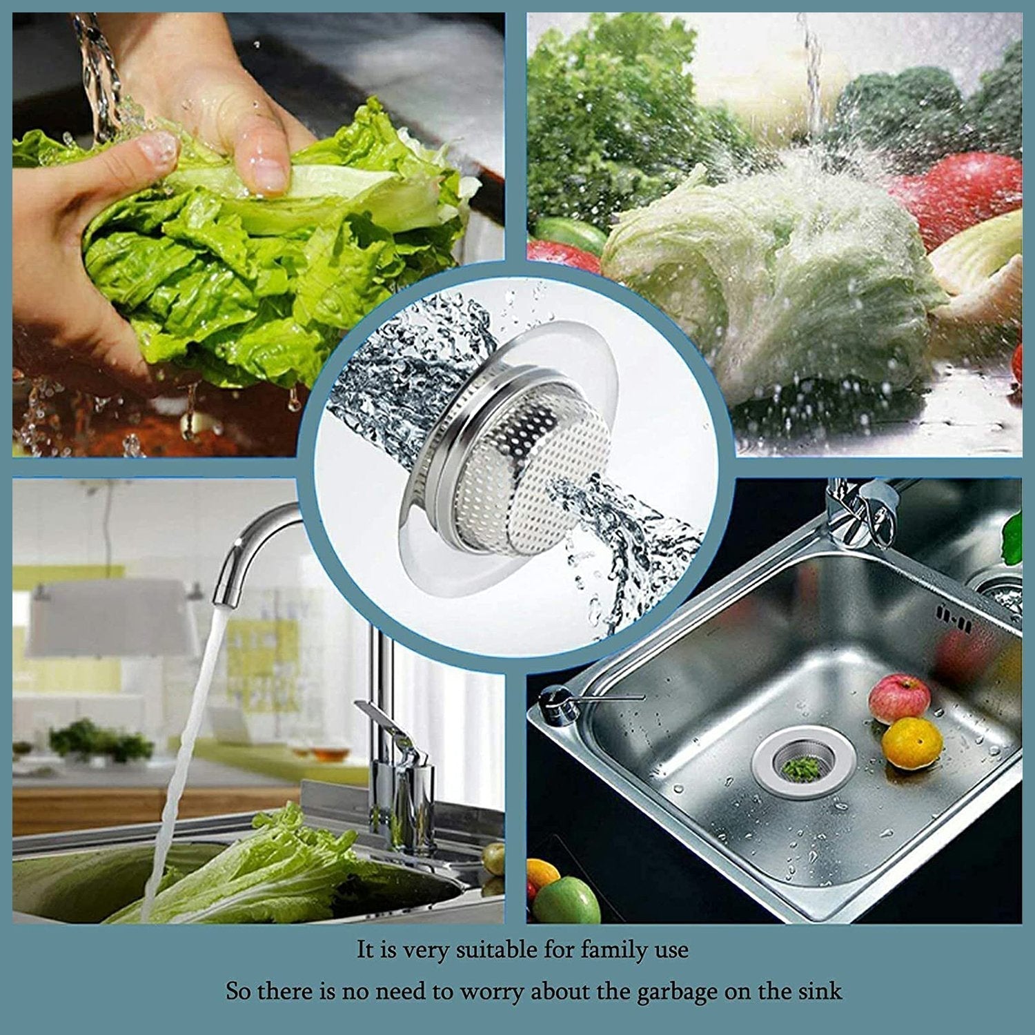 Stainless Steel Sink / Wash Basin Drain Strainer - Discount Karo