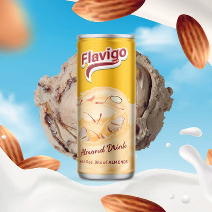 Flavigo Almond Drink Ice Cream Milkshake (200Ml) | Ice cream shakes