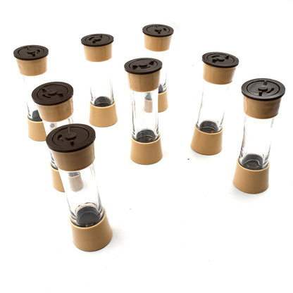 Revolving Spice Rack, 8 Spice jars with 120 ml, Condiment Set - Discount Karo