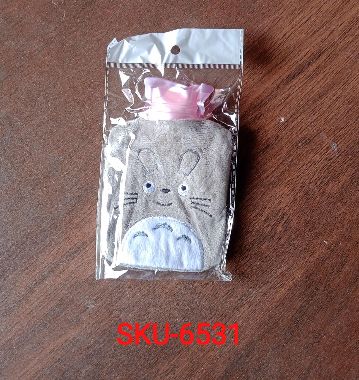 Totoro Cartoon Small Hot Water Bag with Cover for Pain Relief - Discount Karo