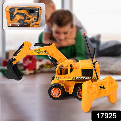 Plastic JCB Construction Toy Remote Control JCB Toys for Kids Boys, Super Power Remote Control JCB Truck Construction Toy (1 Set) - Discount Karo