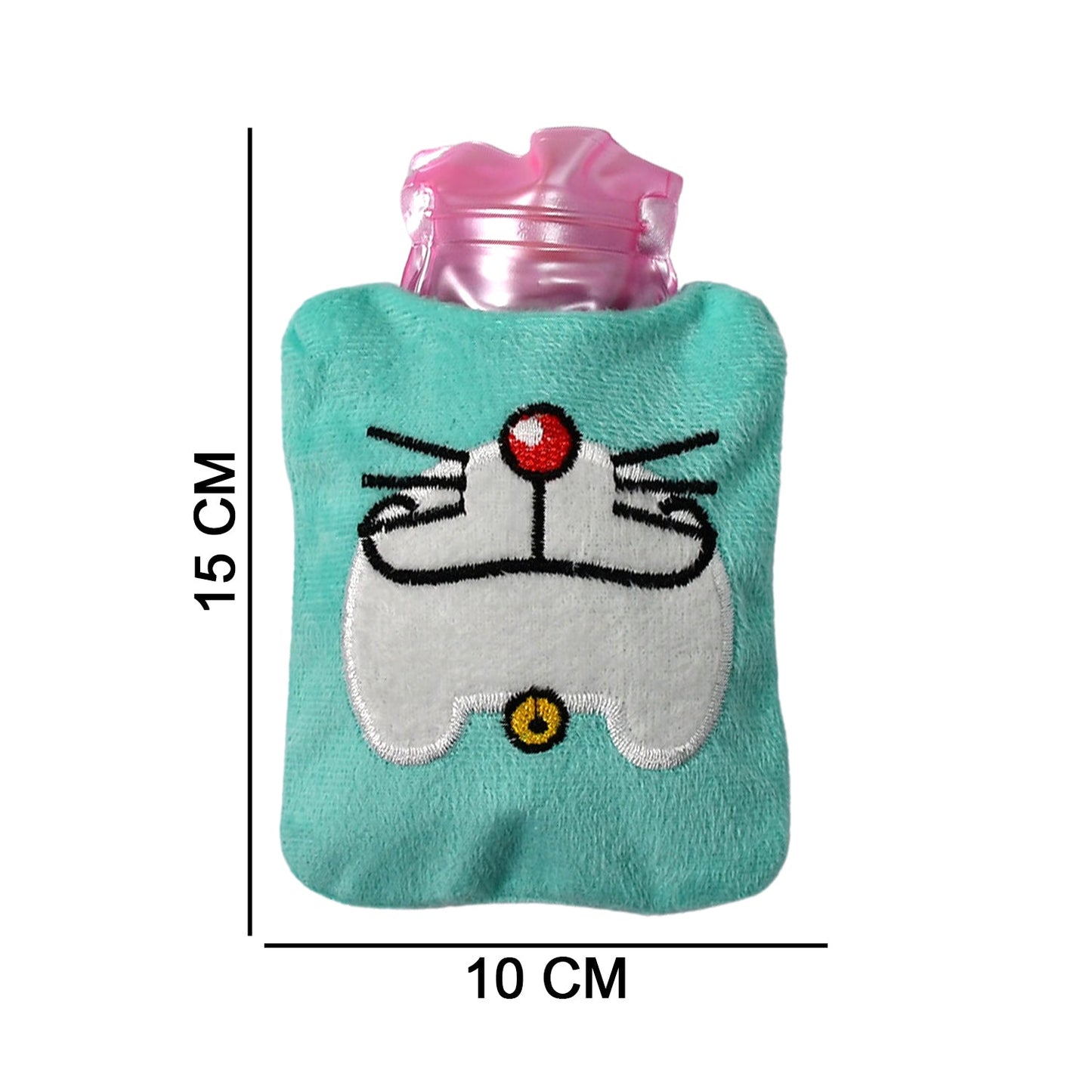 Doremon Cartoon Small Hot Water Bag with Cover for Pain Relief - Discount Karo