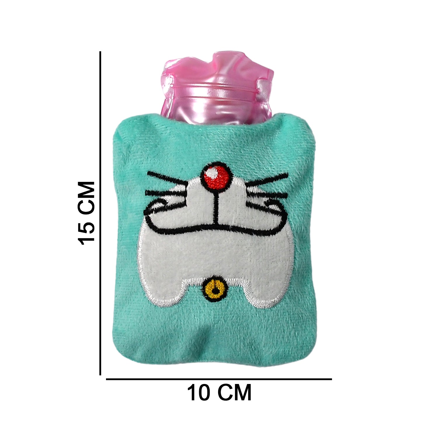 Doremon Cartoon Small Hot Water Bag with Cover for Pain Relief - Discount Karo