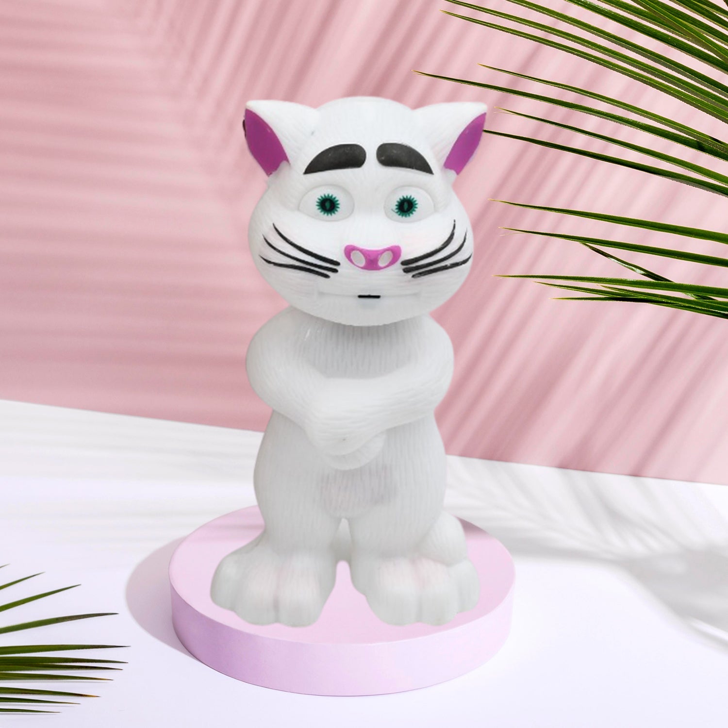 Talking, Mimicry, Touching Tom Cat Intelligent InterDraft Toy with Wonderful Voice for Kids, Children Playing and Home Decorate. - Discount Karo