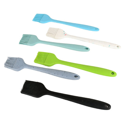 Multipurpose Silicone Spoon, Silicone Basting Spoon Non-Stick Kitchen Utensils Household Gadgets Heat-Resistant Non Stick Spoons Kitchen Cookware Items For Cooking and Baking (6 Pcs Set) - Discount Karo