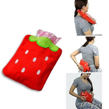 Strawberry Design Relief: Mini Hot Water Bag for Neck & Shoulders - Discount Karo