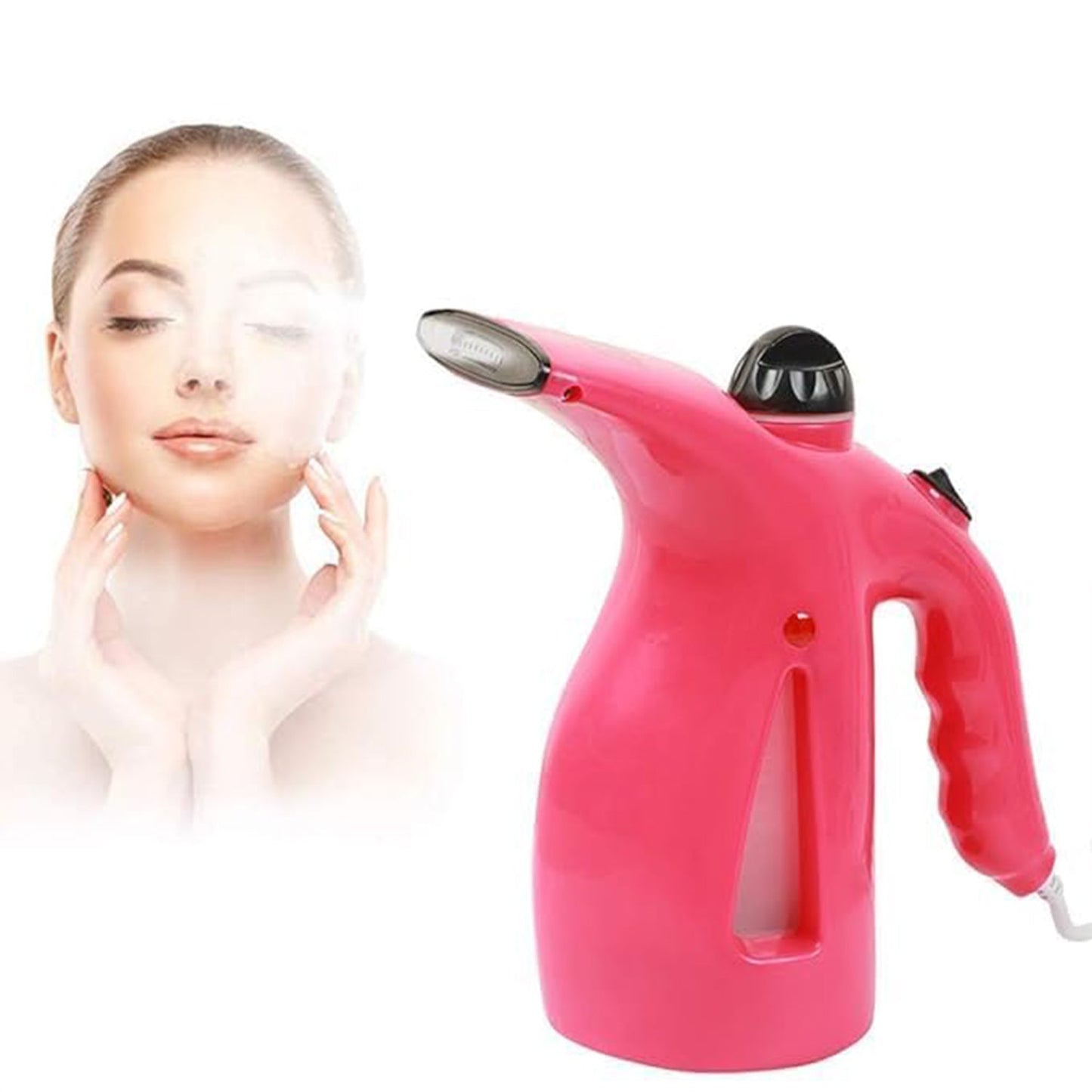 Portable 4 in 1 Handheld Garment Steamer & Facial Steamer Electric Iron Steam Portable Handy Vapor Steamer