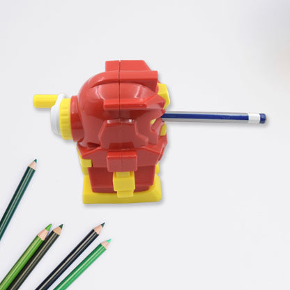 Sharpener for Pencil with Removable Tray Hardiness Steel Cutter, Kids Teddy Shaped Pencil Sharpener Machine, Birthday Return Gift Stationary Gifts - Discount Karo