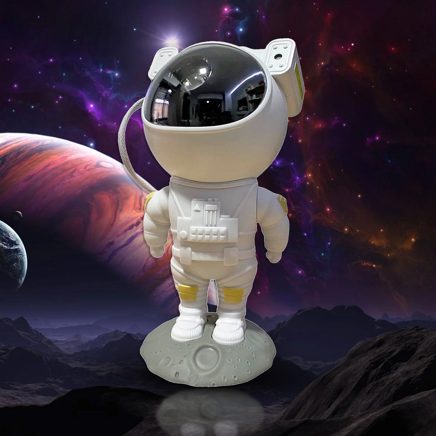 Robot Sky Space Stars Light Astronaut Galaxy Projector, Night lamp, Bedroom, Kids, Projector, Remote Control, Star Projector Will Take Children's to Explore The Vast Starry Sky for Adults, raksha bandhan, Diwali Gift