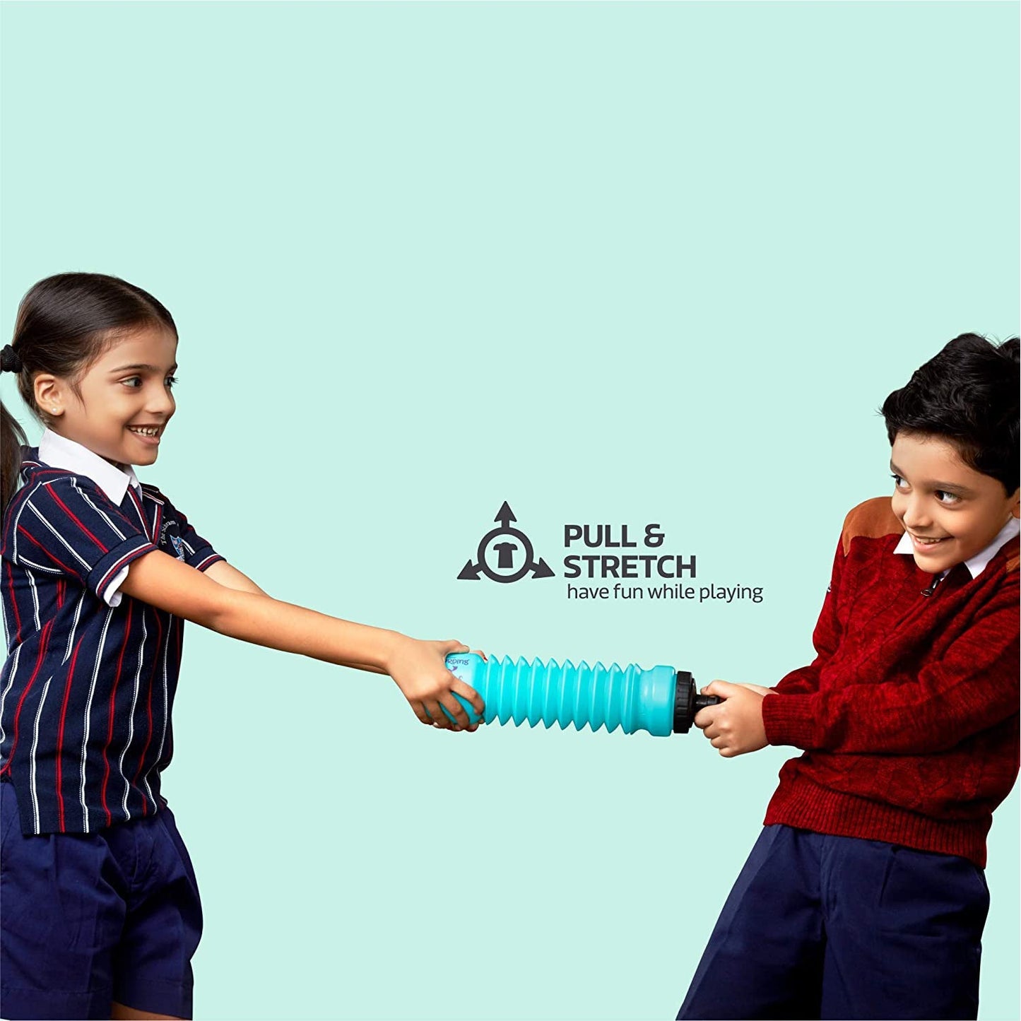 6126 Pull N Stretch Water Bottle for storing drinking water used in many places like school, colleges etc. 