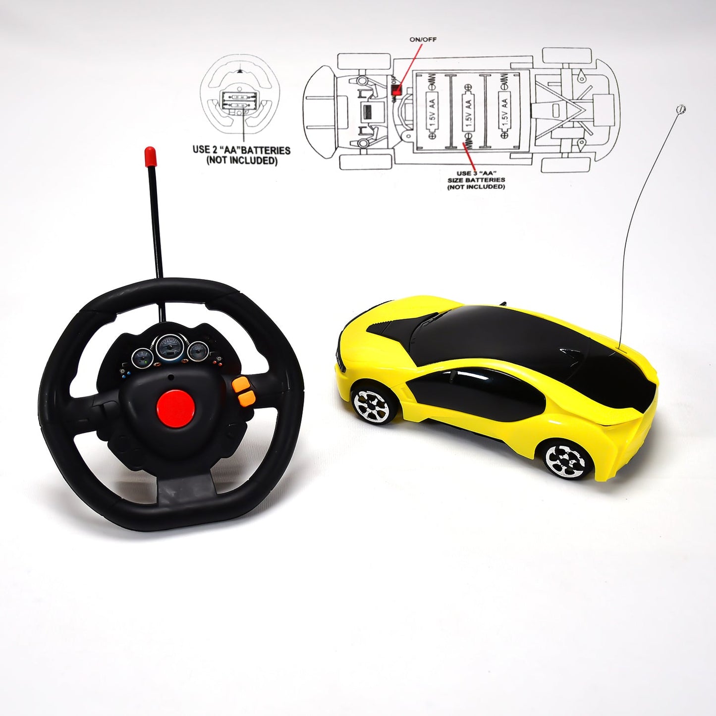 4465 Racing Fast Steering Remote Control Modern AttrDraft CAR for Kids 