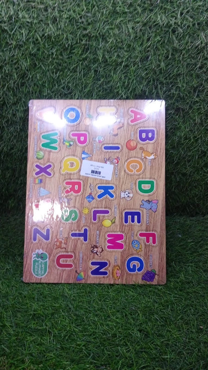 Wooden Capital Alphabets Letters Learning Educational Puzzle Toy for Kids. - Discount Karo