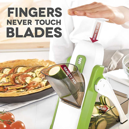 slash Slicer- Slicer for Vegetables, Meal Prep with Thickness, Size Adjustment